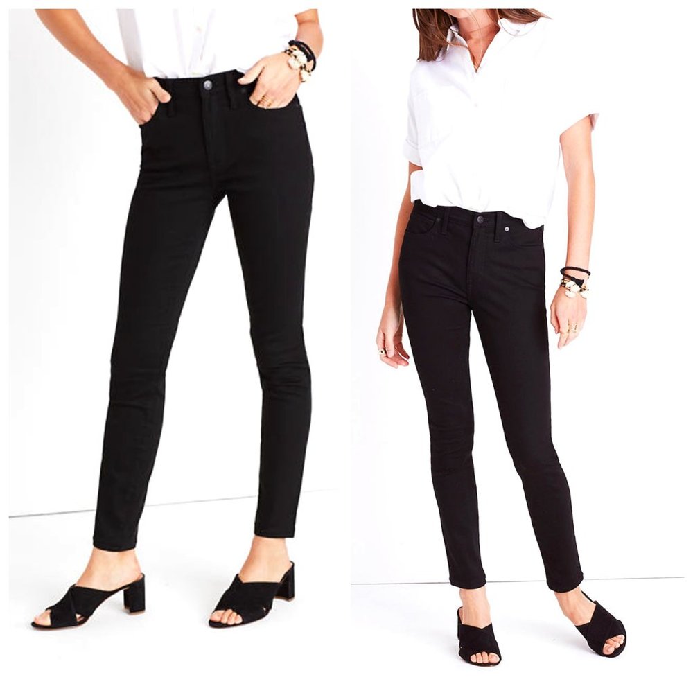 FIDELITY Ace Mid Rise Ultra Slim Black Jeans